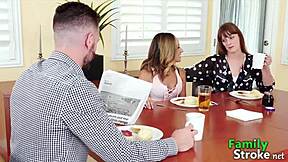 pervy averie moore takes bareback punishment in family taboo ride