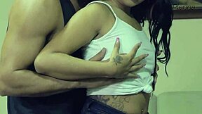 Luana thanks Oscar with sweaty creampie cowgirl ride