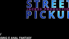 Brazilian street pickup hairy big ass pussy slammed monster cock deepthroat spank cum