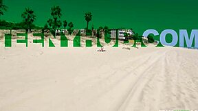 beach yoga with agatha got so steamy... turned into wild petite hookup ugh