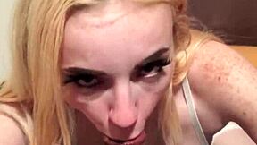 british slut louise barlow gags on monster bbc then swallows jizz 😩🍆💦