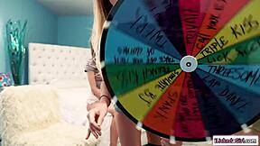 Teen Babe Secretly Films BFF's Tongue Deep In Shaved Ebony Pussy