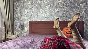 i called hot goth succubus for pierced nipple Halloween ASMR