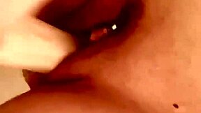 babe cums hard in shower using dildo on big tits latina milf pussy