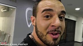 Brazilian street pickup hairy big ass pussy slammed monster cock deepthroat spank cum