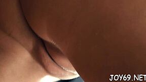 the barely legal petite teen rides her dildo hard while fingering her wet tight pussy longing for real cock