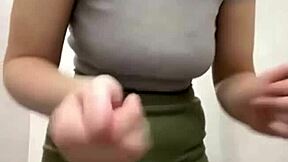 HORNY TEEN FINGERS BIG TITS ASS IN PUBLIC GYM ORGASM