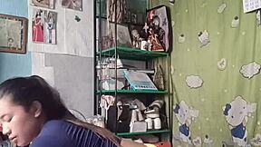 cute asian babe shakes tight ass phonk dance bota na pista