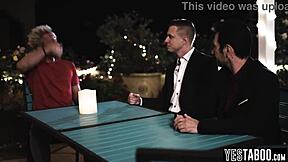 two guys revenge fuck bully's petite stepdaughter doggystyle double