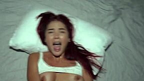 college slut submits fully to dominant guy's rough control