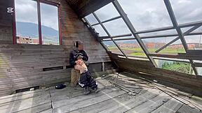 Cuervoperv dares naked cum blast in risky abandoned cabin near strangers 🚀😈