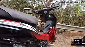 Amateur Asian Teen 18+ Rides Her Monster Dick European Boyfriend POV Hardcore