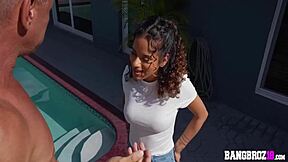 Stepdaughter Seduces Stepdad's Monster Cock For Secret Fuck