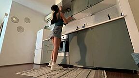 Petite college coeds flash asses and pussies in shared apartment for likes