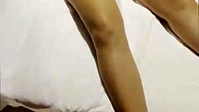 Shy big tits Latina milf endures first casting interview and huge cumshot on sofa