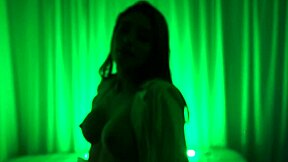 Yaira Touches Herself Groping Tits Ass While Brushing Hair Around House