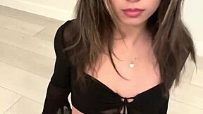 tight dominican teen stretched wide by massive dildo