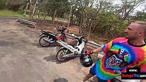 Amateur Asian Teen 18+ Rides Her Monster Dick European Boyfriend POV Hardcore