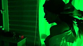 Yaira Touches Herself Groping Tits Ass While Brushing Hair Around House