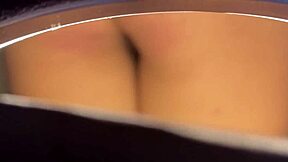 Flexible brunette rides hairy cock bareback without mercy