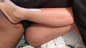 Stepbrother Stretches Stepsis Big Pussy Missionary Creampie Close-Up