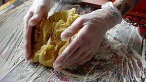 she craved candy dick but ends up ass-fucked by a real monster creampie close-up.