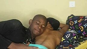 Ebony Teen Can't Resist Shaved Pussy Tease!