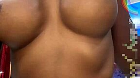 Morenita's Huge Dildo Destroys Tight Ass