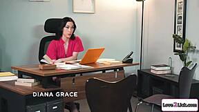 hey, watch this tall brunette make her crave pussy licks...