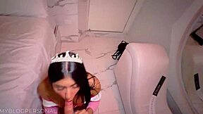 Princesa tetona grabs porn vid chance post-Halloween bash. Petite latina's hardcore POV pounding