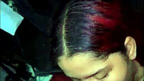 cute 18-year-old latina college coed gags on monster cock, begs for creampie doggystyle pounding