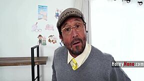 cucking step grandpa makes me horny asshole with granny pussy pov