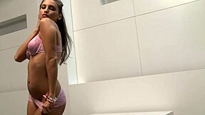 Milf Fingers Young Girl's Ass In Fishnets And Heels