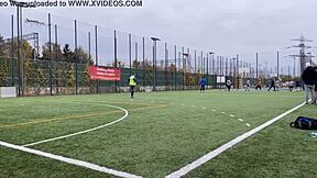 young football players pounded hard by massive swiss guy and friends!