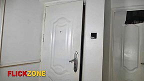 Step sis sneaks close-up ebony curves craving boss dick fingering