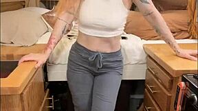 butt plug babe fingers pussy to extreme squirting orgasm!