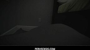 Petite stepsis Maya Wolfe blows stepbro hungrily