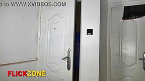 Step sis sneaks close-up ebony curves craving boss dick fingering