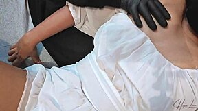 Stepbrother Stretches Stepsis Big Pussy Missionary Creampie Close-Up