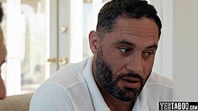 Teen gamer girls team up with stepdads for intense group gaming session