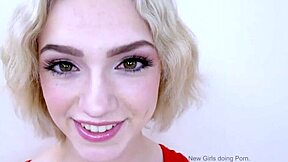 So Damn Cute Model Takes Long Cock in Studio Casting