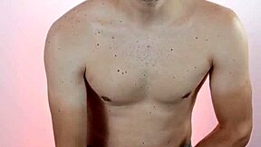 amateur guy strokes cock moaning to explosive homemade finish