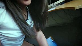 step sis caught step bro now helps with hot handjob