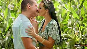 wanna see sassy mia bent over in cornfield taking big cock doggystyle?
