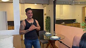 Neighbor Fucks Me While Girlfriend Works Beautiful Teen Wife