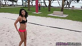 Does this petite latina teen crave your hot facial cumshot load?