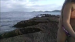 blonde brazilian latina teen screams wild on monster cock ride!