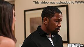 Latina Babe Kneels For Sudden Deepthroat On Huge Black Cock Before Rough Pounding