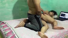 me cumming deep in tight stepsister pussy home alone