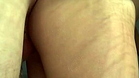 Wow girlfriend's huge ass shakes as skinny stud fucks wet pussy doggystyle closeup